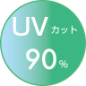 UVカット90%