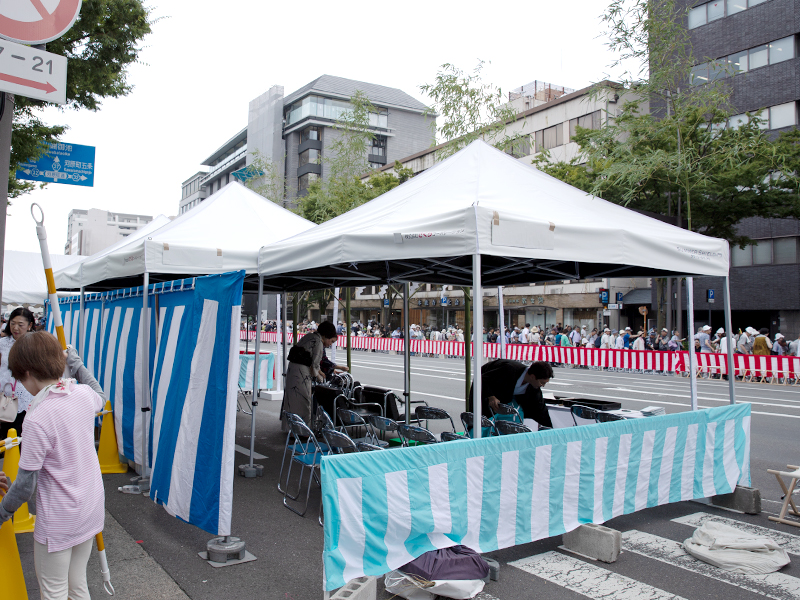 京都市・祇園祭における暑さ対策モデル事業への協力