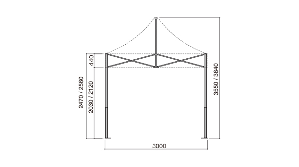 3.0m×3.0m